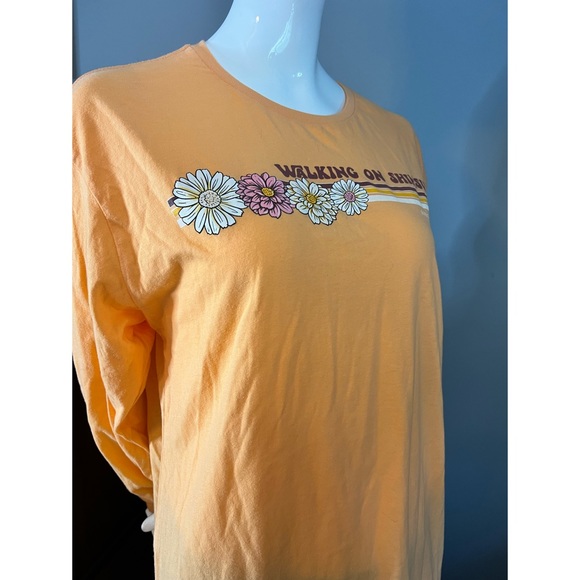 Simply Southern : walking on sunshine long sleeve tee - Picture 4 of 13